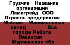 Грузчик › Название организации ­ Ламитрейд, ООО › Отрасль предприятия ­ Мебель › Минимальный оклад ­ 30 000 - Все города Работа » Вакансии   . Мурманская обл.,Мончегорск г.